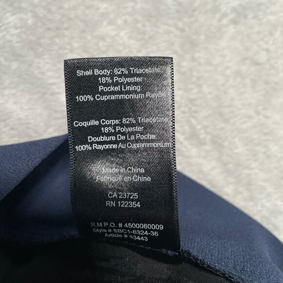 Babaton Pants 4 Blue Cohen Japanese Trouser Career Work Office Elastic Waist - Picture 4 of 7